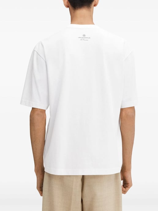 Le Marino Le Marino Marino T-Shirt in White - Image 3