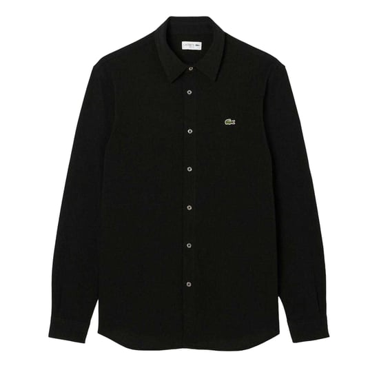Lacoste Heren-shirt met logo, slim fit en lange mouwen (Zwart) - Image 1