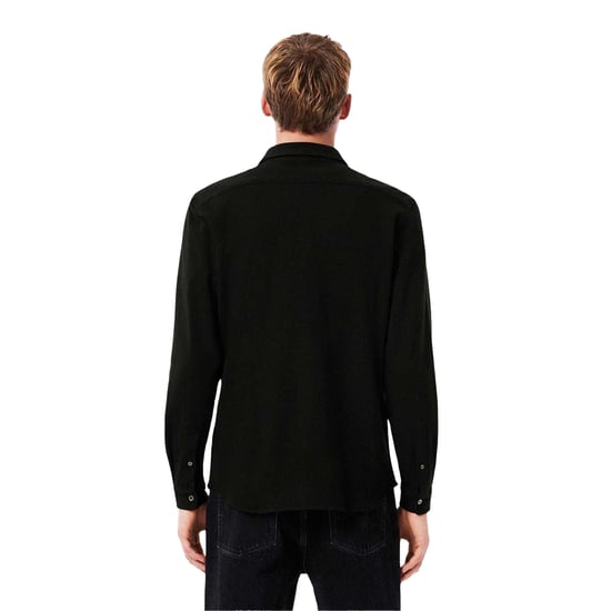 Lacoste Heren-shirt met logo, slim fit en lange mouwen (Zwart) - Image 2