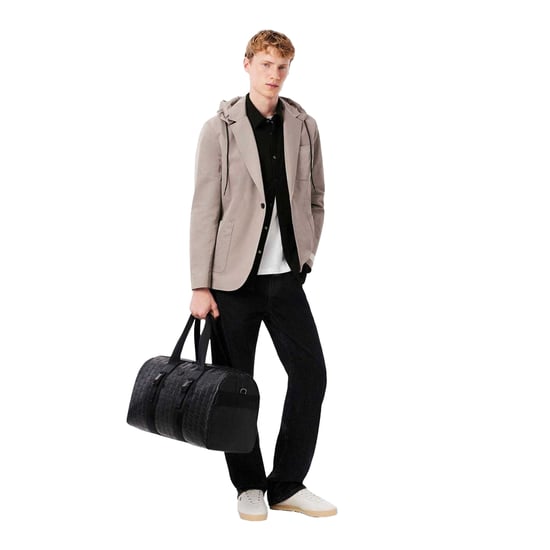 Lacoste Heren-shirt met logo, slim fit en lange mouwen (Zwart) - Image 5