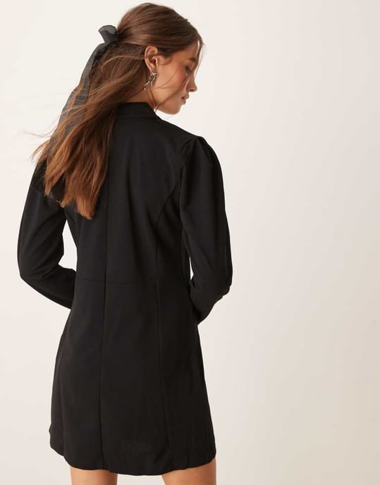 JDY blazer dress in black - Image 3