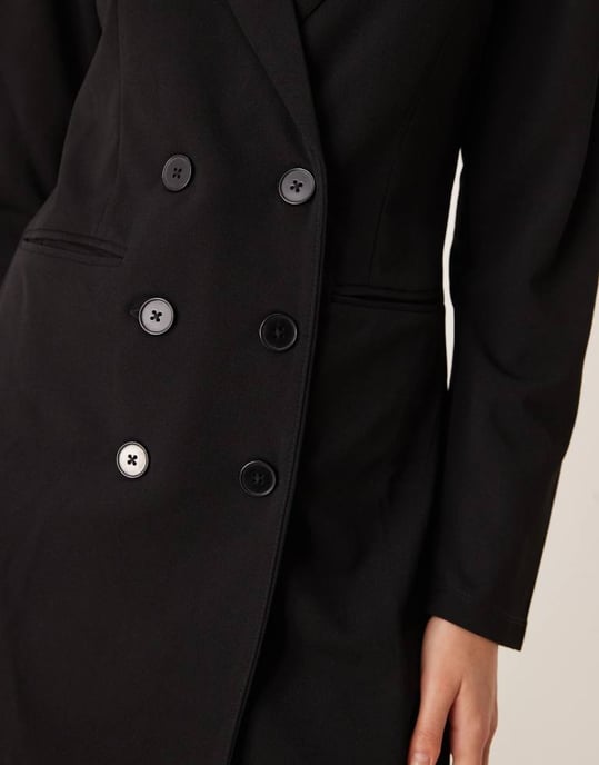JDY blazer dress in black - Image 4