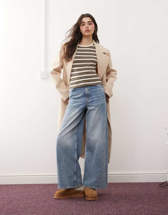 Miss Selfridge retro stripe long sleeve top - Image 2