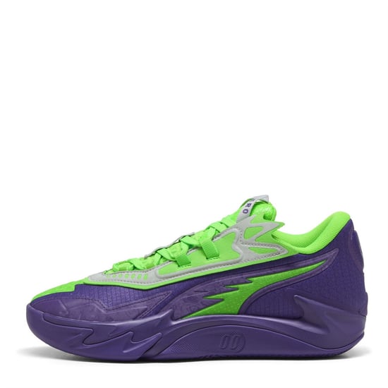 Men's Puma Scoot Zeros Ii Next Pro Basketball Trainers in Team Violet-F - Image 2