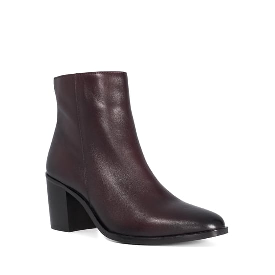 Dune Ladies Purl - Mid Height Block Heel Ankle Boots - Image 1