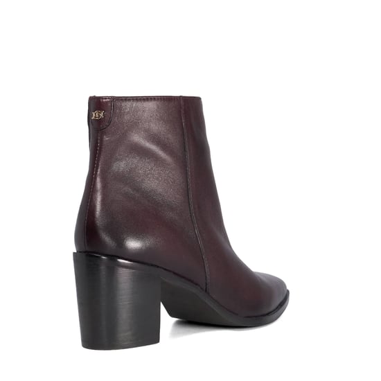 Dune Ladies Purl - Mid Height Block Heel Ankle Boots - Image 4
