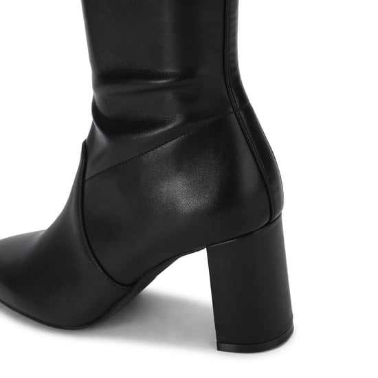 Kurt Geiger London Leather Langley Plaque Knee High Boots - Image 4