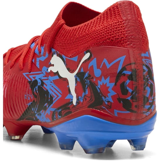 Puma Future 8 voetbalschoenen voor heren, geschikt voor stevige ondergrond (Rood/Blauw) - Image 5
