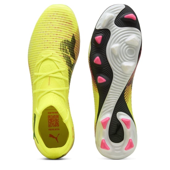 Puma Future 8 Pro voetbalschoenen voor heren, voor kunstgras (Geel/zwart) - Image 3
