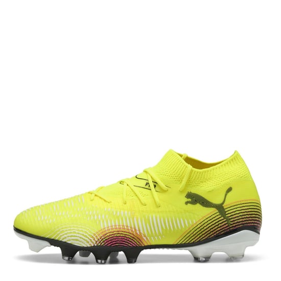 Puma Future 8 voetbalschoenen voor heren, geschikt voor stevige ondergrond (Geel/zwart) - Image 2