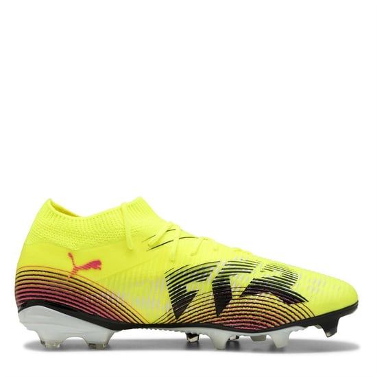 Puma Future 8 voetbalschoenen voor heren, geschikt voor stevige ondergrond (Geel/zwart) - Image 4