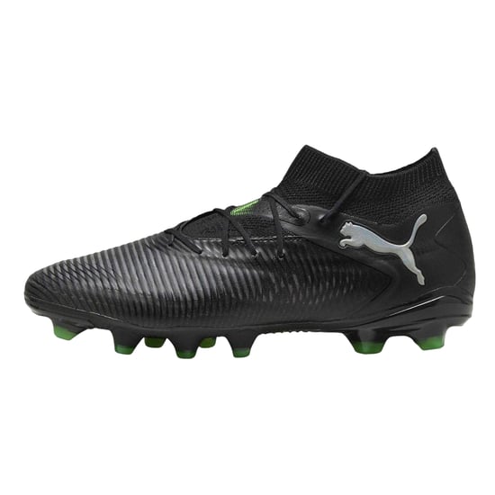 Puma Future 8 voetbalschoenen voor heren, geschikt voor stevige ondergrond (Zwart, Groen) - Image 2