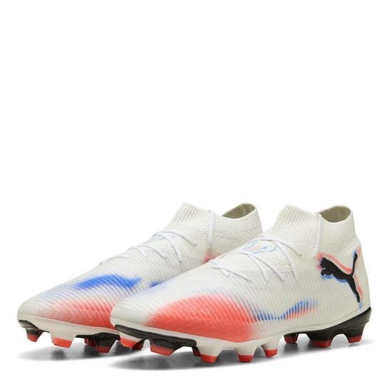 Puma Future 8 Pro voetbalschoenen voor heren, voor kunstgras (Wit, Zwart, Rood) - Image 1