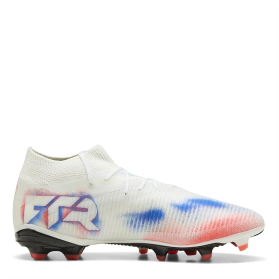 Puma Future 8 Pro voetbalschoenen voor heren, voor kunstgras (Wit, Zwart, Rood) - Image 4