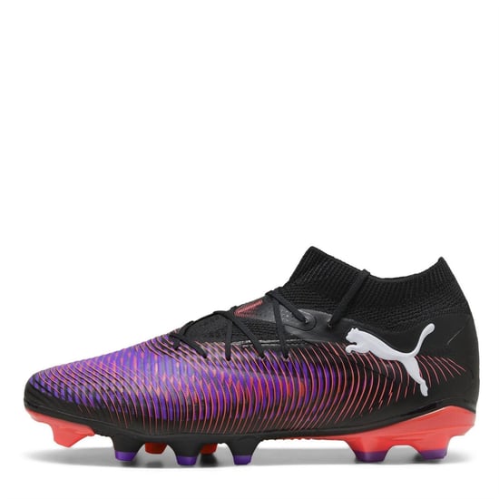 Puma Future 8 Pro voetbalschoenen voor heren, voor kunstgras (Zwart/Paars) - Image 2