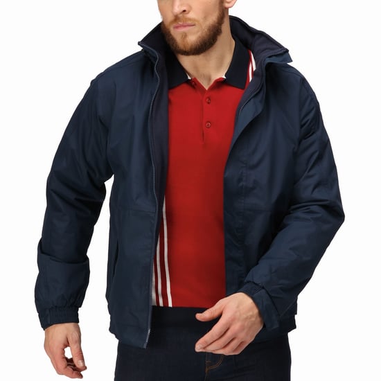 Regatta Professional Mens Dover Fleece Lined Waterproof Bomber Jacket Coat - Image 1