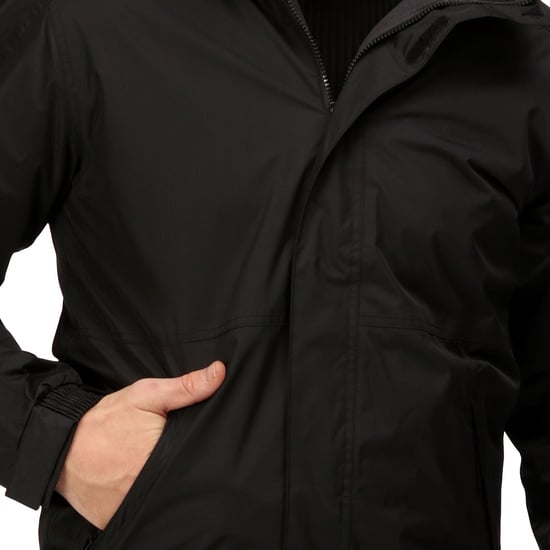 Regatta Professional Mens Dover Fleece Lined Waterproof Bomber Jacket Coat - Image 4