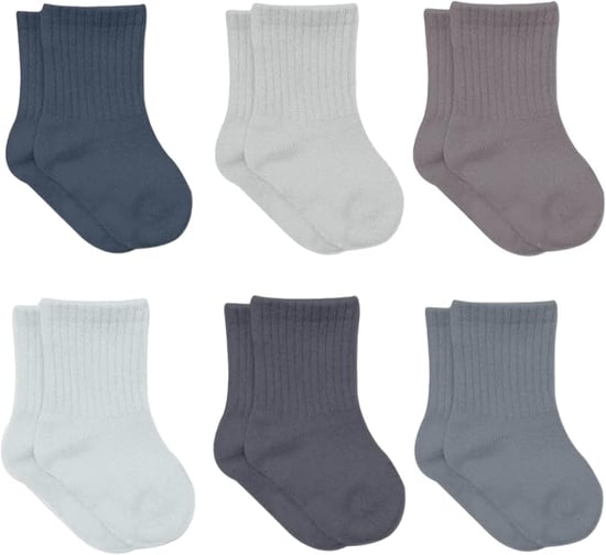 Bistyle Baby Grip Enkelsokken 6 Paar | Sokken van biologisch katoen voor pasgeborenen, baby's en peuters | Enkelsokken voor jongens en meisjes - Image 1