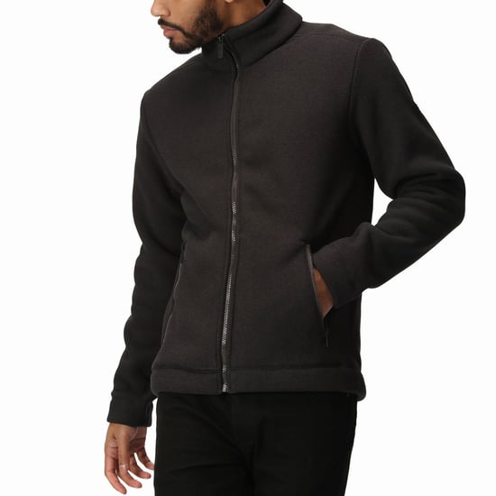 Regatta Mens Garrian II Full Zip Sherpa Lined Fleece Jacket - Image 3