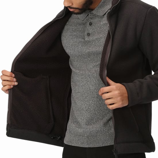 Regatta Mens Garrian II Full Zip Sherpa Lined Fleece Jacket - Image 4