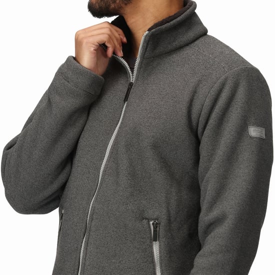 Regatta Mens Garrian II Full Zip Sherpa Lined Fleece Jacket - Image 3