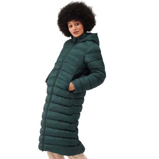 Regatta Womens Elender Hooded Giovanna Fletcher Long Jacket - Darkest Spruce - Image 1