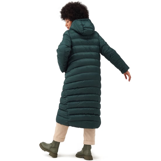 Regatta Womens Elender Hooded Giovanna Fletcher Long Jacket - Darkest Spruce - Image 2