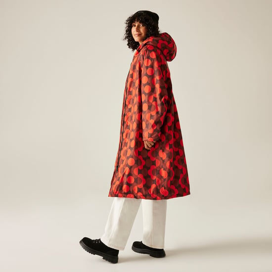 Regatta Womens Orla Kiely Bold Waterproof Fleece Lined Changing Robe - One Size - Image 5