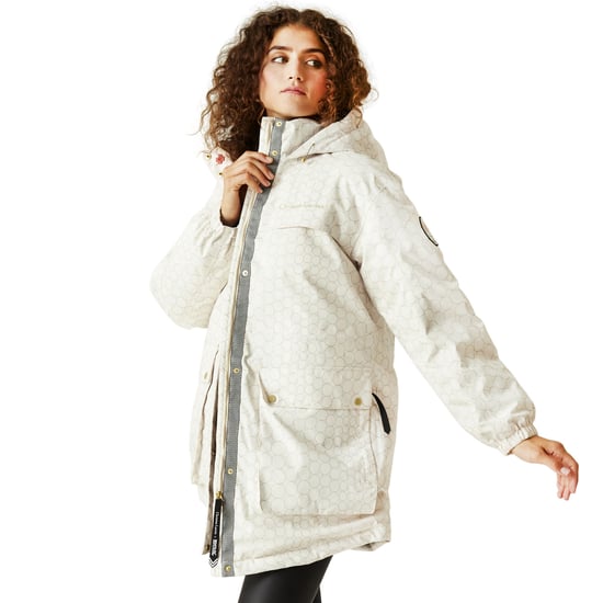 Regatta x Christian Lacroix Womens Cailar Longline Waterproof Jacket Coat - Image 4
