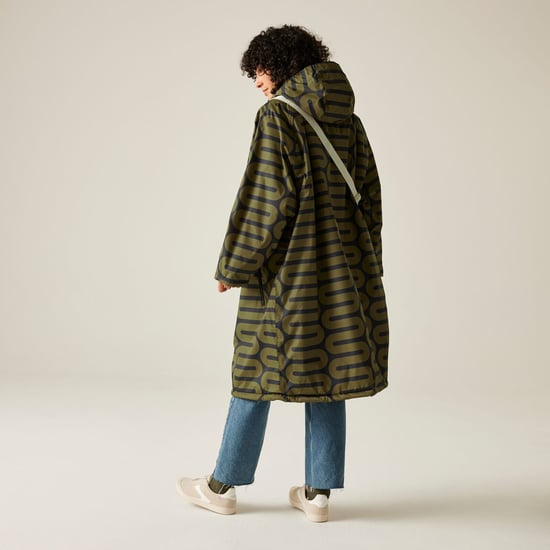 Regatta Womens Orla Kiely Bold Waterproof Fleece Lined Changing Robe - One Size - Image 2