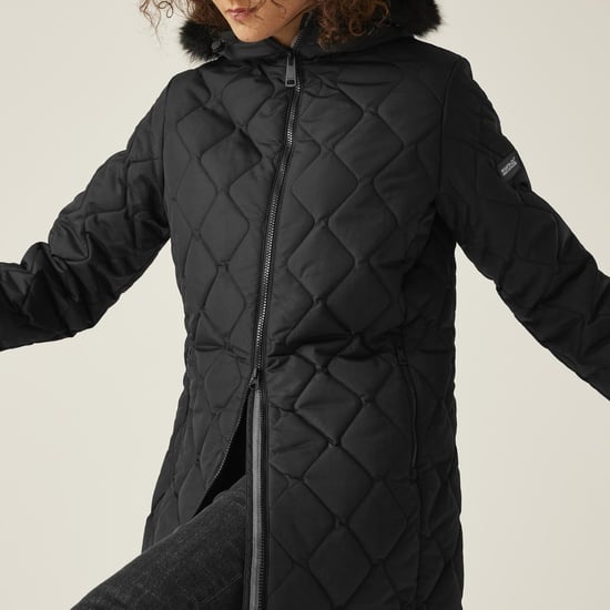 Regatta Womens Fritha III Insulated Faux Fur Hooded Parka Jacket Coat - Image 5