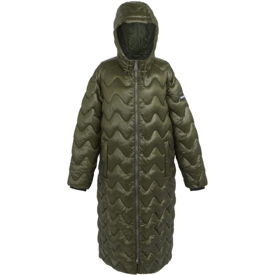 Regatta Womens Cambrie II Long Line Long Length Hooded Quilted Padded Jacket - Image 5