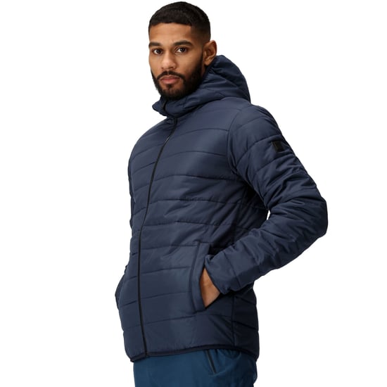 Regatta Mens Helfa Insulated Quilted Hooded Outdoor Walking Jacket Coat - Image 1