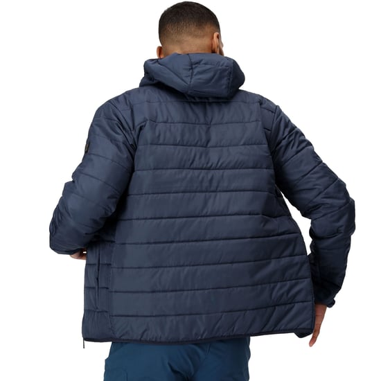 Regatta Mens Helfa Insulated Quilted Hooded Outdoor Walking Jacket Coat - Image 2