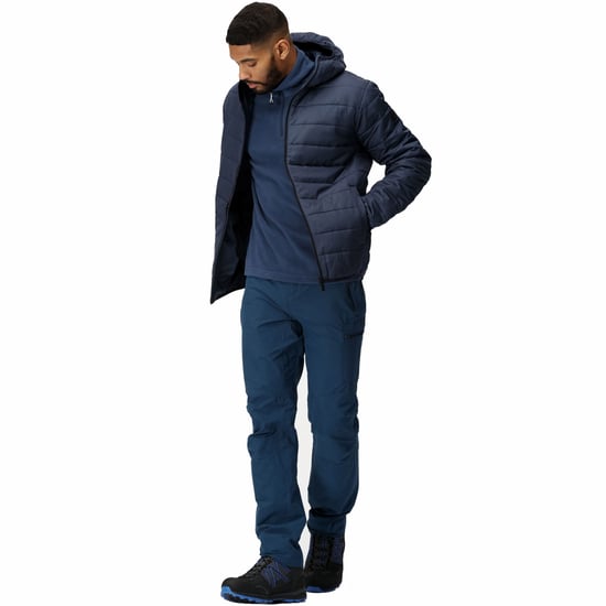 Regatta Mens Helfa Insulated Quilted Hooded Outdoor Walking Jacket Coat - Image 5