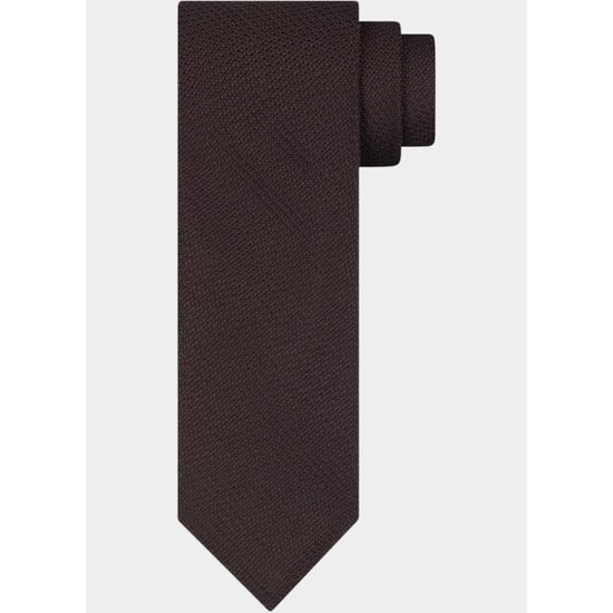 Profuomo Stropdas tie silk woven brown ppwa10011/b - Image 1