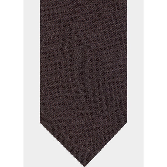 Profuomo Stropdas tie silk woven brown ppwa10011/b - Image 2