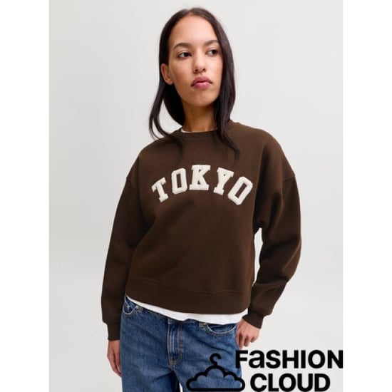 Jack & Jones Tatum terry patch sweatshirt - Image 1