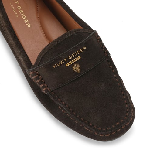 Kurt Geiger London Suede Greenwich Moccasin Loafers - Image 4