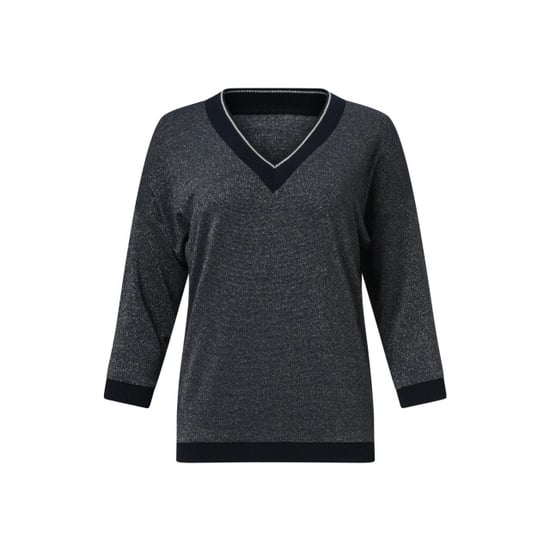 Smashed Lemon Damesmet lurex losvallende top | - Image 2