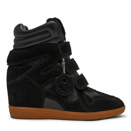 Steve Madden Mavis black suede hoge sneakers dames - Image 2