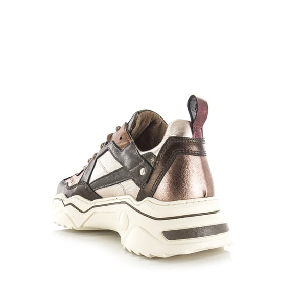 DWRS Label Pluto drk brown cipra lage sneakers dames - Image 3