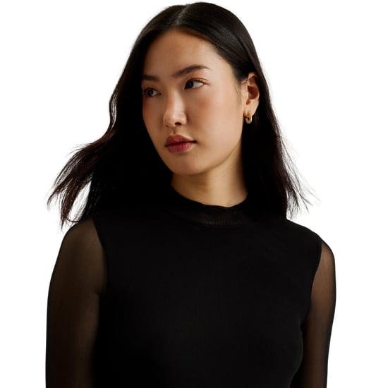 Ted Baker Wmd Selnaa Mesh Top Bedrukte Rok Midi Jurk - Image 3