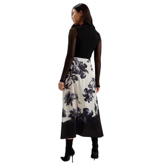 Ted Baker Wmd Selnaa Mesh Top Bedrukte Rok Midi Jurk - Image 4