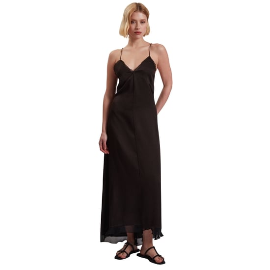 Ted Baker Mylra Frill Detail Slip Blackdress - Image 2