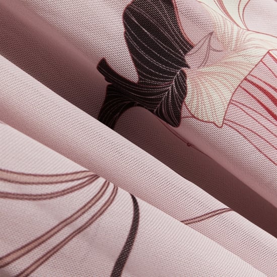 Ted Baker Midi-jurk Met Lange Mouwen Van Mesh In Lichtroze - Image 6