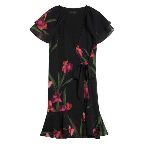Ted Baker - Fascia - Svart Miniklänning Med Änglarm Och Omlott - Image 1