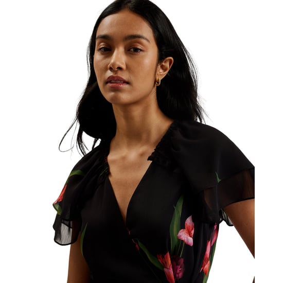 Ted Baker - Fascia - Svart Miniklänning Med Änglarm Och Omlott - Image 4
