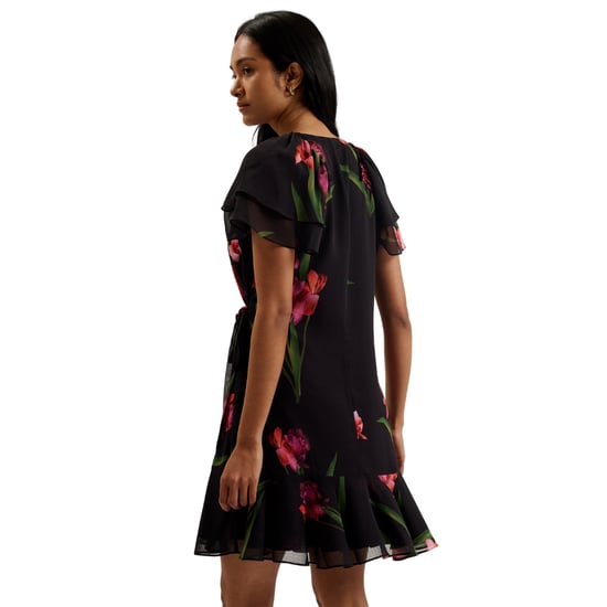 Ted Baker - Fascia - Svart Miniklänning Med Änglarm Och Omlott - Image 5