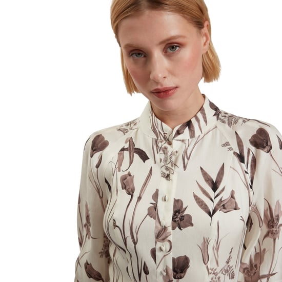 Ted Baker Wmd Elodiza Geplooide Mini-jurk Van Linnen En Zijde - Image 4